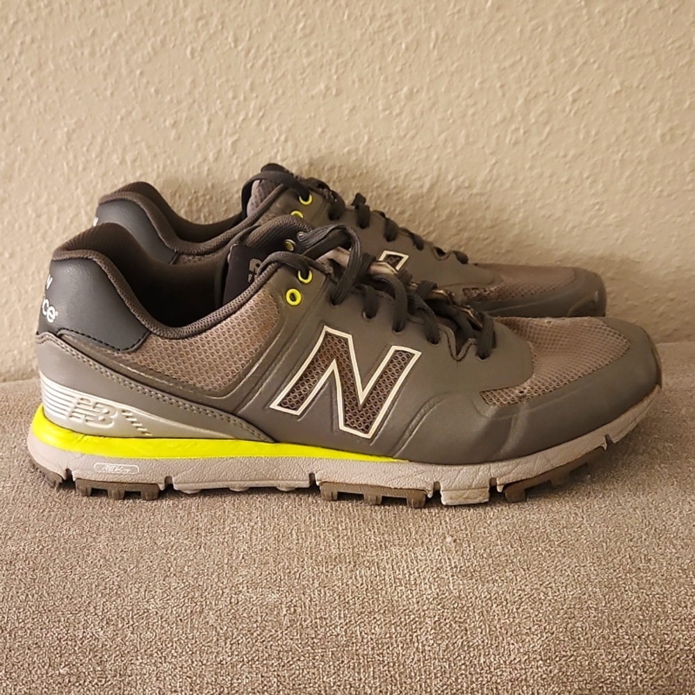 New Balance Gray and Yellow Athletic Shoes